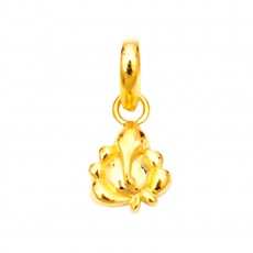  Gold Casting Ganesh Pendant For Girls